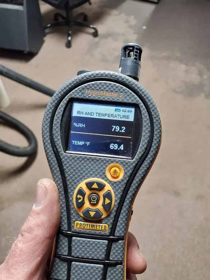 Moisture meter humidity assessment for Fire & Smoke Damage Restoration in North Madison